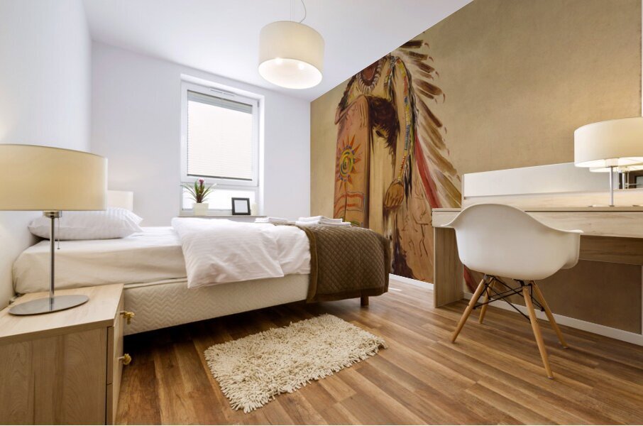 Wán-Ee-Ton Chief of The Tribe 1832 Mural print