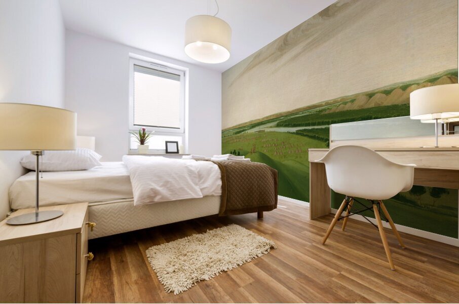 Fort Union Mouth of the Yellowstone River 2000 Miles above St. Louis Mural print