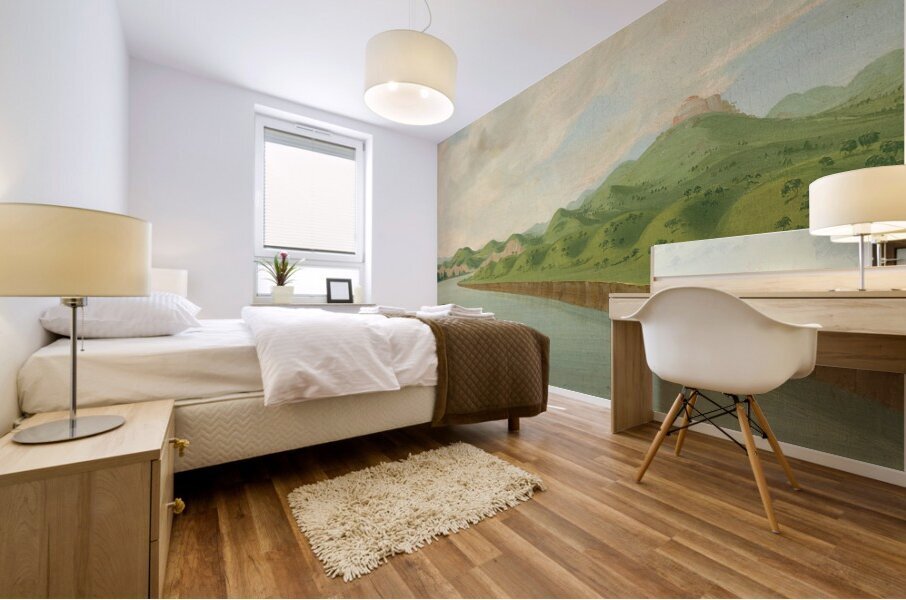 The Tower 1100 Miles Above St. Louis 1832 Mural print