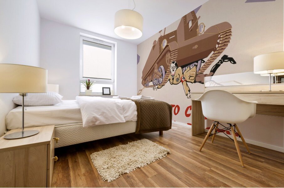 Our Bogies Needed to Crush the Nazi Bogey Mural print