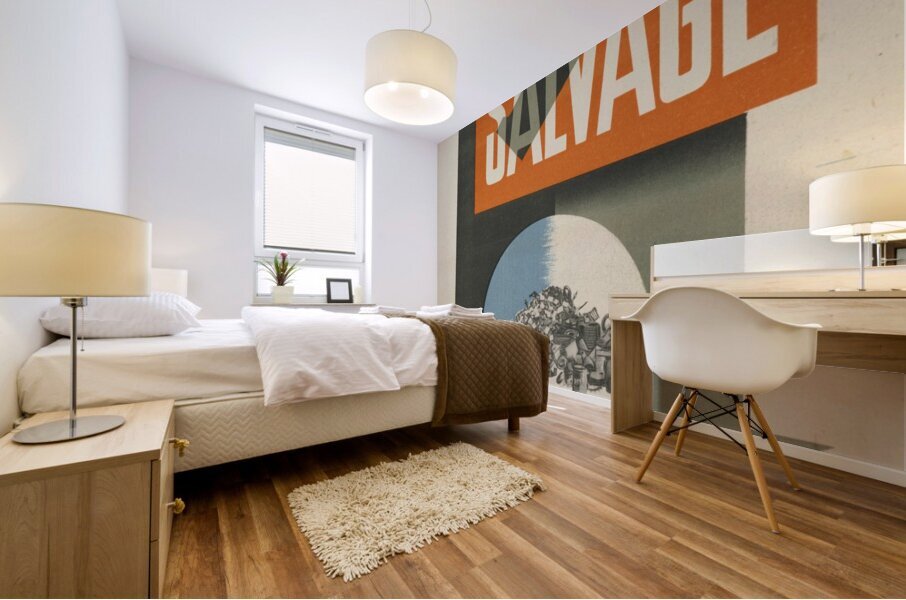 Salvage is Vital in Conserving out Shipping Mural print