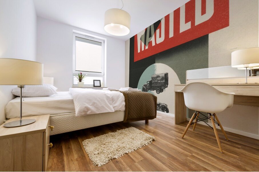 Wasted Petrol is Another Ship Lost Mural print