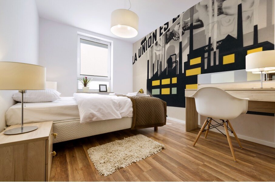 La Unión es la Fuerza Mural print