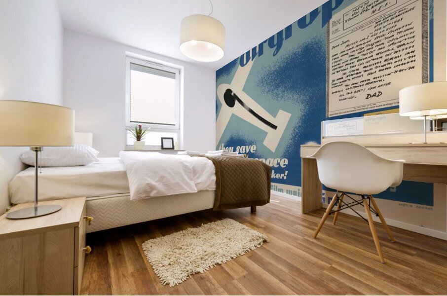 Send Airgraphs – They Save Aircraft Space and are Quicker! Mural print