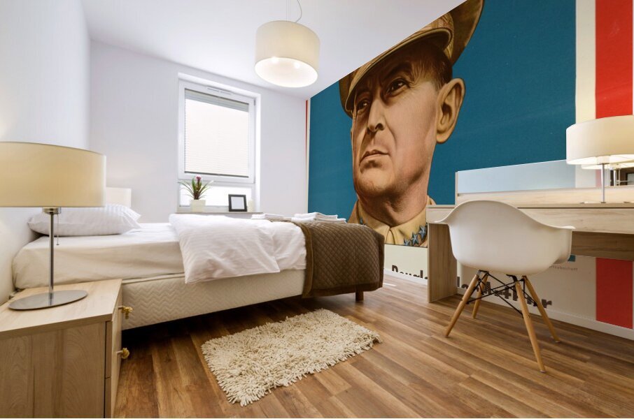 General Estadunidense Douglas MacArthur Mural print