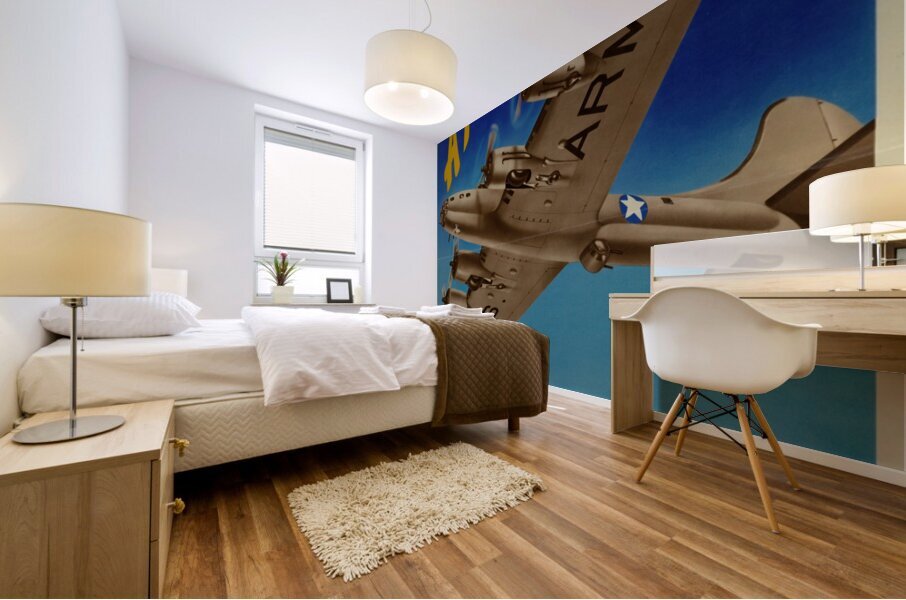 A Fortaleza Voadora Mural print