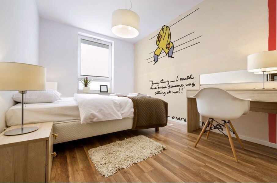 Please Don’t Smoke in a Non-Smoking Car Mural print