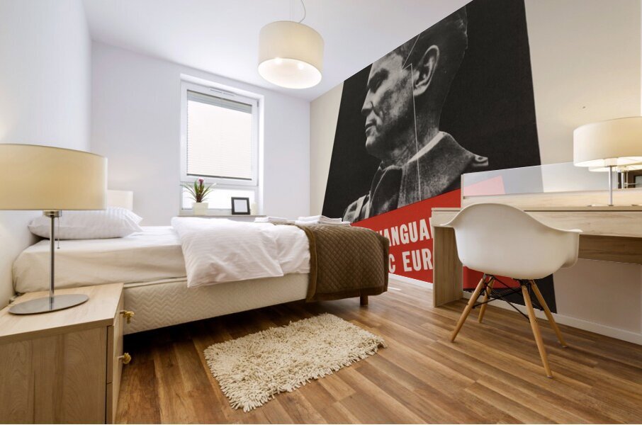 Death to Fascism! Liberty to the People! Mural print