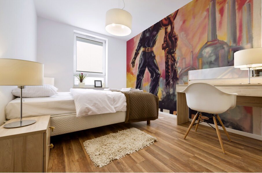 Y Tu Que Haces por Tu Patria Mural print