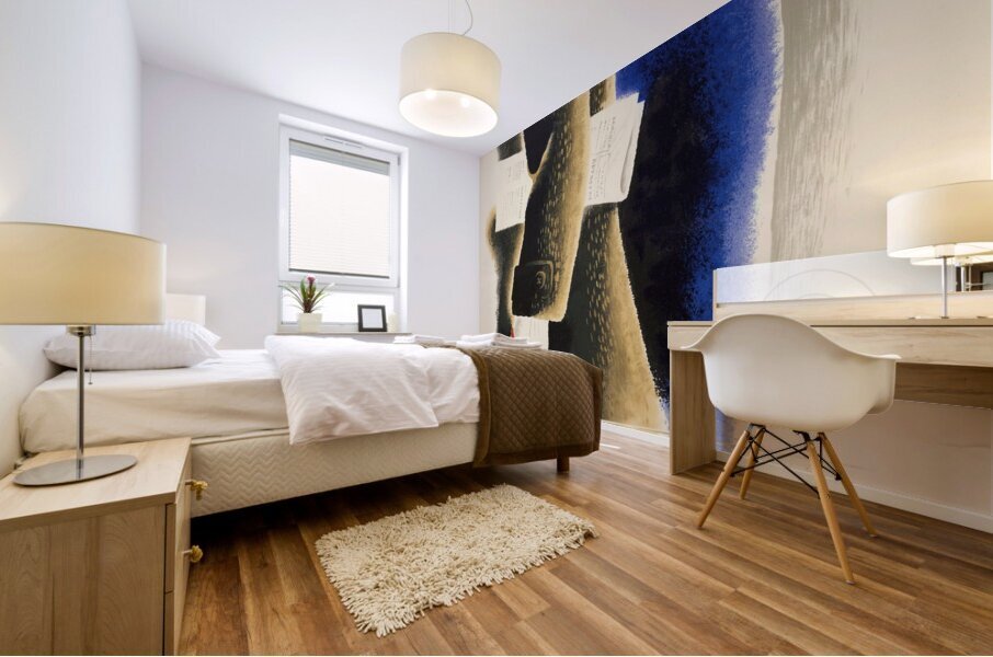 In the Blackout – Wear or Carry Something White Mural print