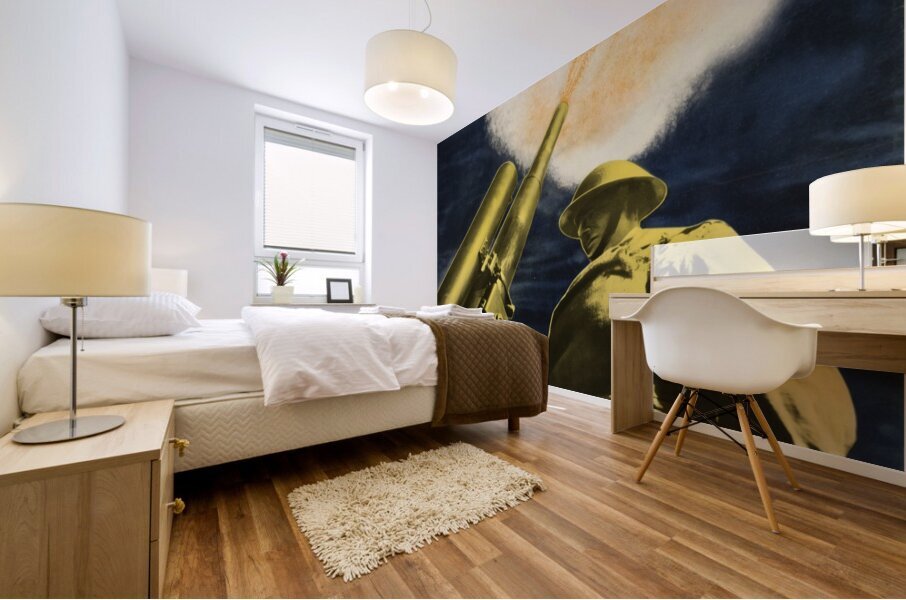 Make Your Money Provide the Driving Power – Put it in the Post Office Savings Bank Mural print