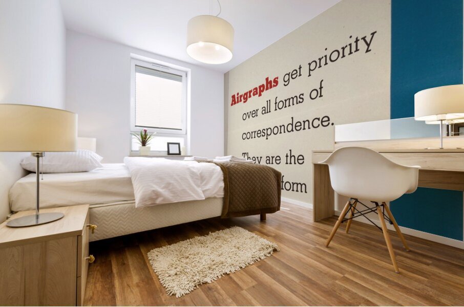 Letters to the Forces and the Merchant Navy Mural print