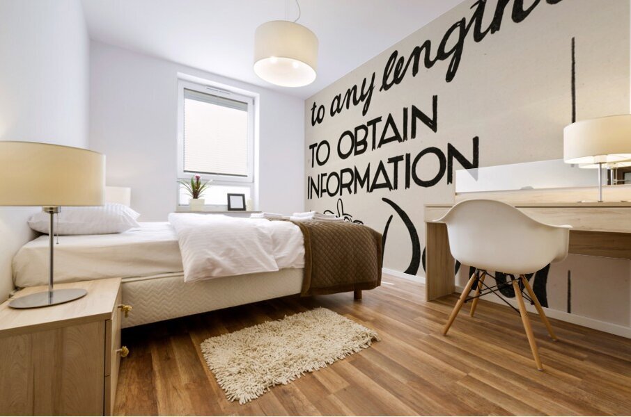 Hitler Will Go to Any Lengths to Obtain Information – Don’t Talk Mural print