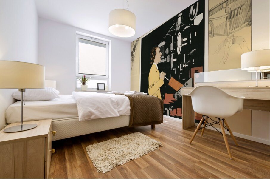 Back Room Boys’ They Also Serve – Power Control Mural print