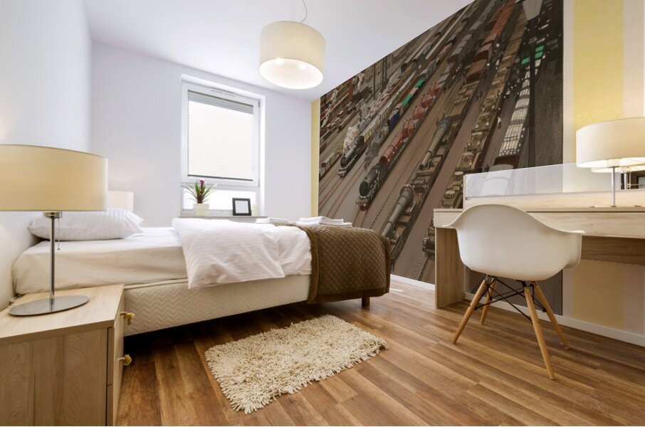 Railway Equipment is War Equipment Mural print