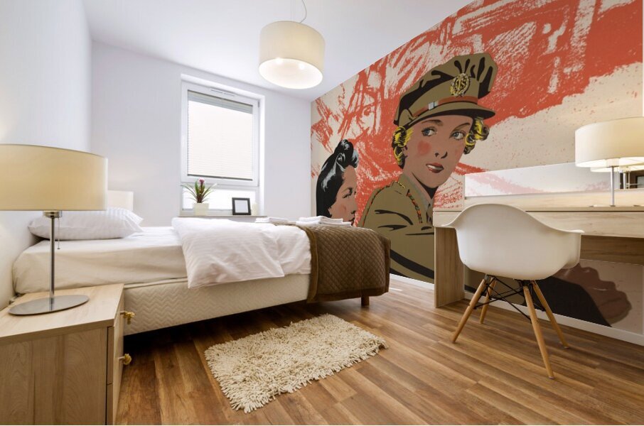 Your Friends are Needed Now Mural print