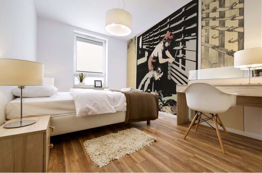 Back Room Boys’ They Also Serve – Cable Maintenance Mural print