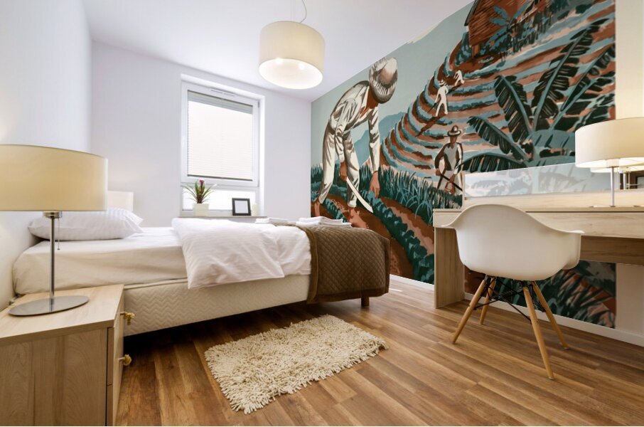 Aumente la Producción Mural print