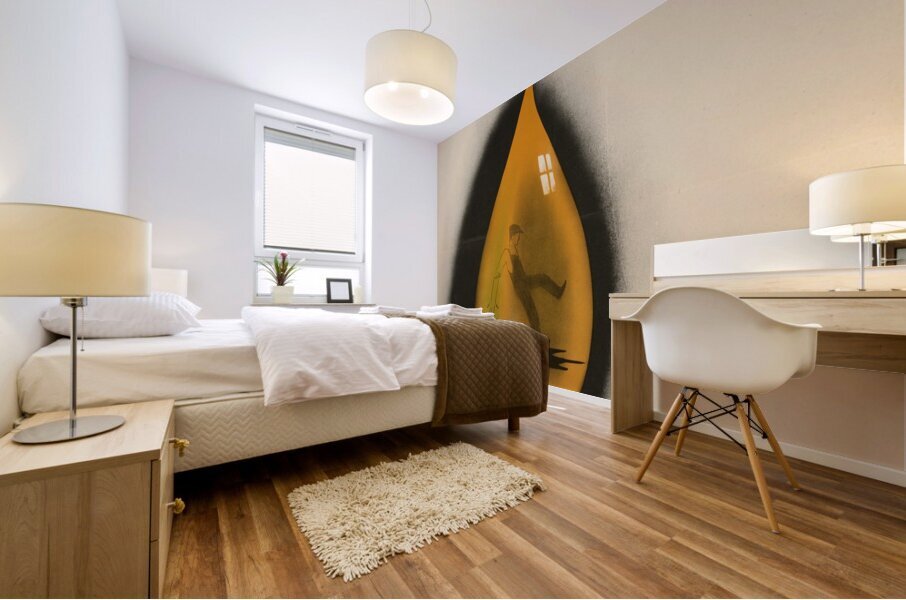 Oil – A Slip in Every Drip – Wipe it Up Mural print