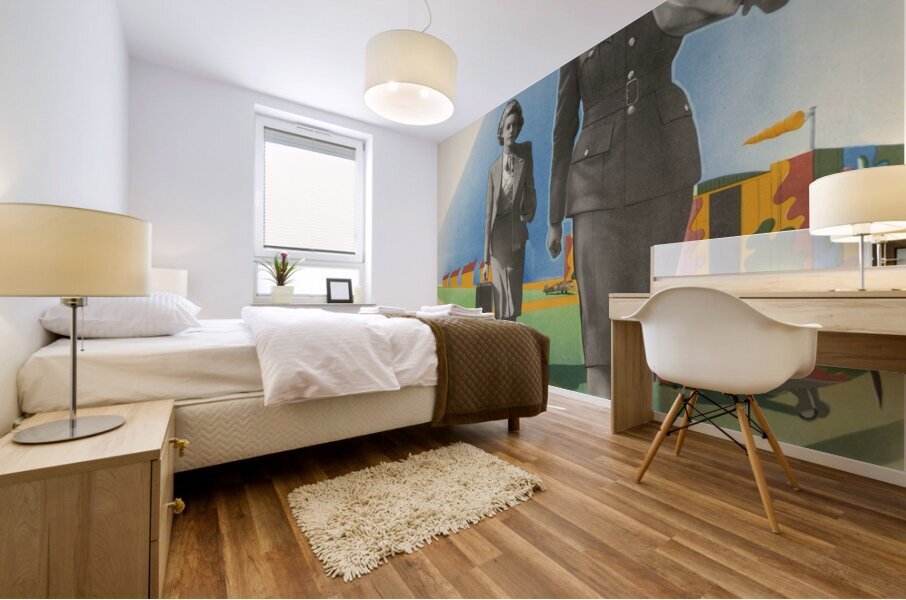 Take the Road to Victory! Join the WAAF Mural print