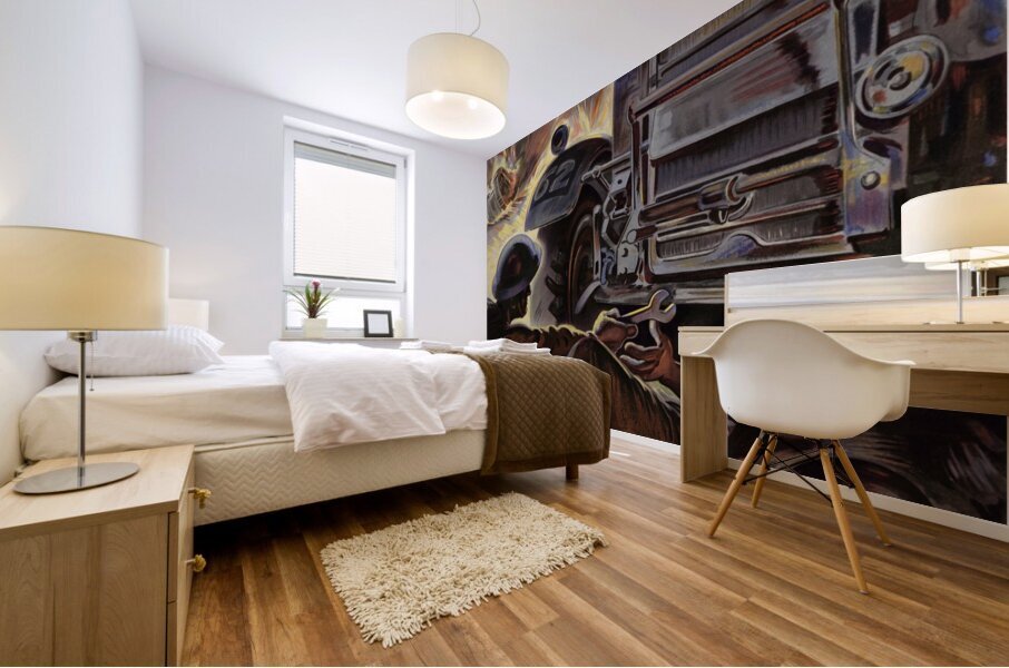 Front-Line Breakdowns Can Lose Battles – That’s Why Our Workmanship Counts  Mural print