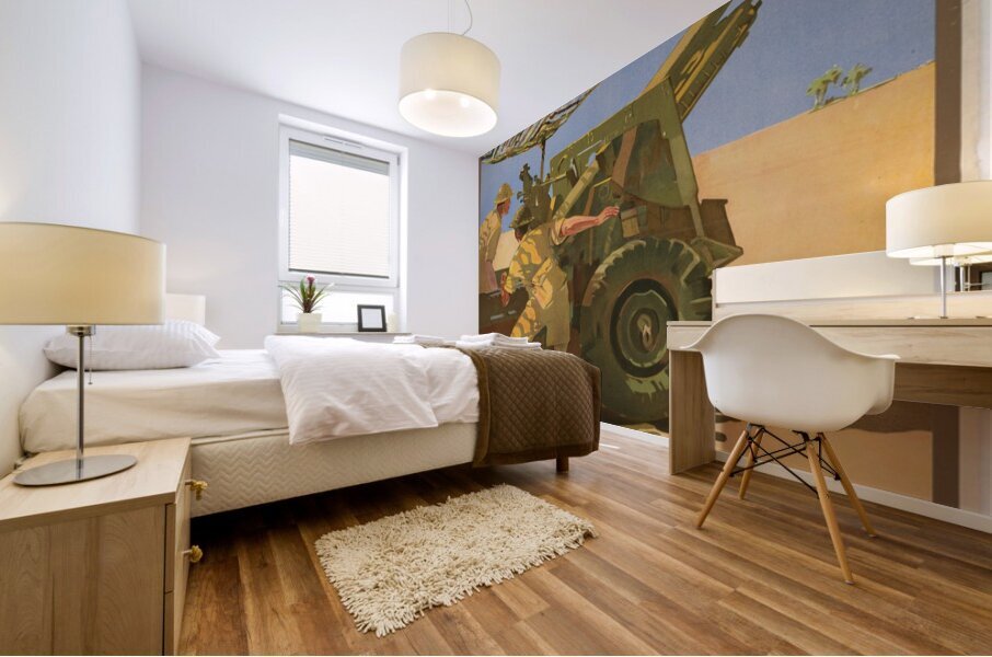 Camouflage Nets – Baffle the Hun Mural print