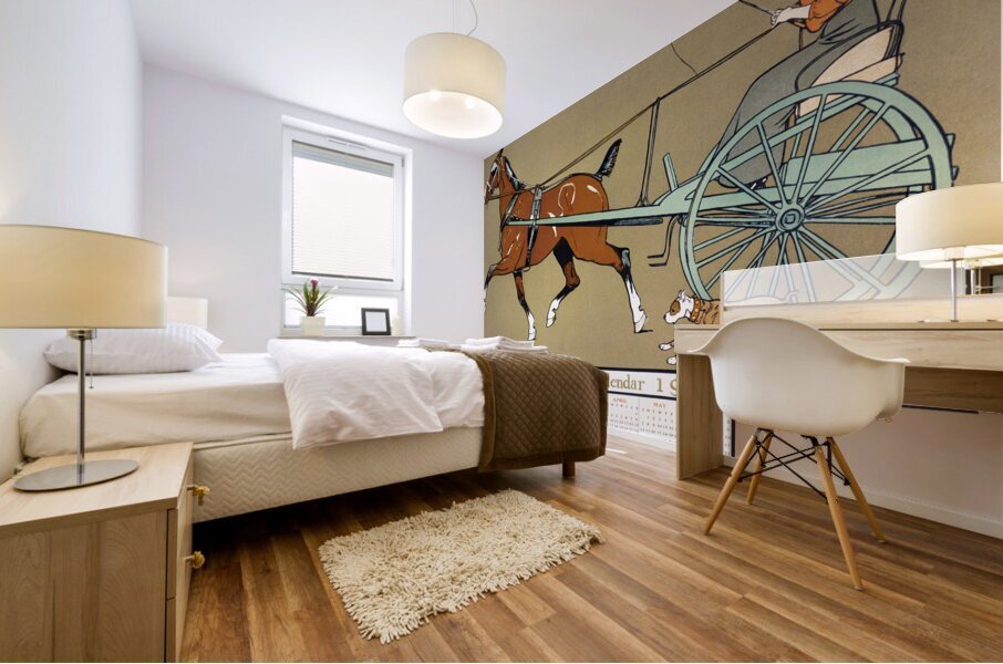 Country House calendar 1905  by Edward Penfield Mural print