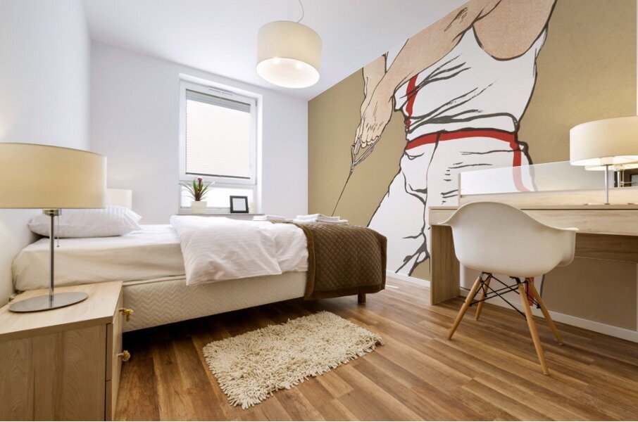 Hammer Throw 1908 by Edward Penfield Mural print