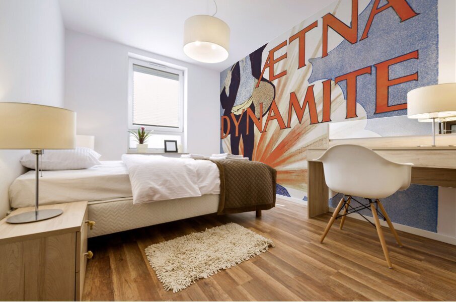 Aetna Dynamite 1895 by Edward Penfield Mural print