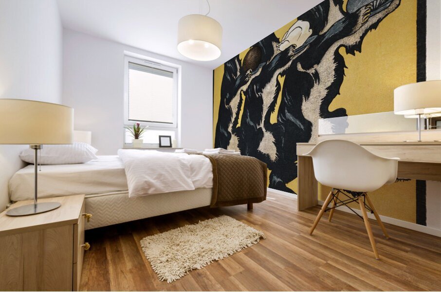 Vintage Christmas 98 1898 by Edward Penfield Mural print