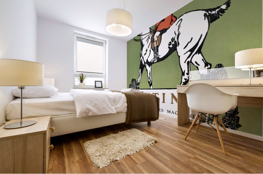 Outing ca. 1890-1907 by Edward Penfield Mural print