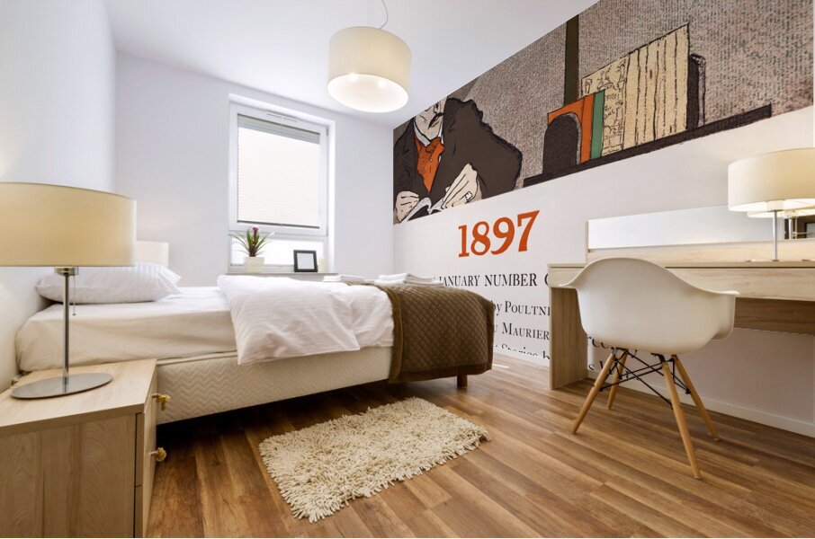 January 1897 by Edward Penfield Mural print