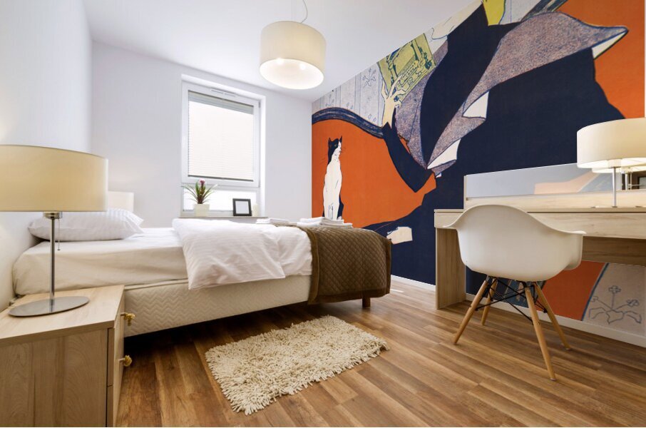 Vintage Christmas 1894 by Edward Penfield Mural print