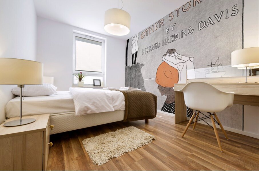 The Exiles and Other Stories by Richard Harding Davis 1894 by Edward Penfield Mural print