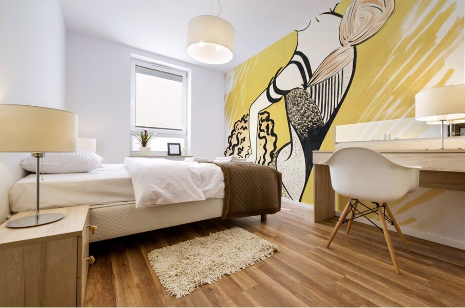 Louise Balthy at the Folies-Berg 1902 by Leonetto Cappiello Mural print