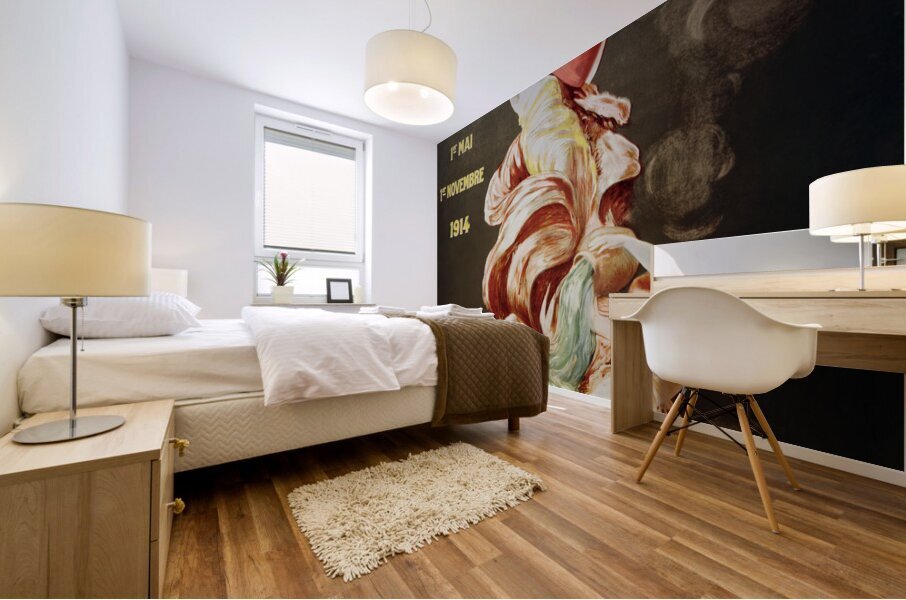 Lyon international exhibition 1914 by Leonetto Cappiello Mural print