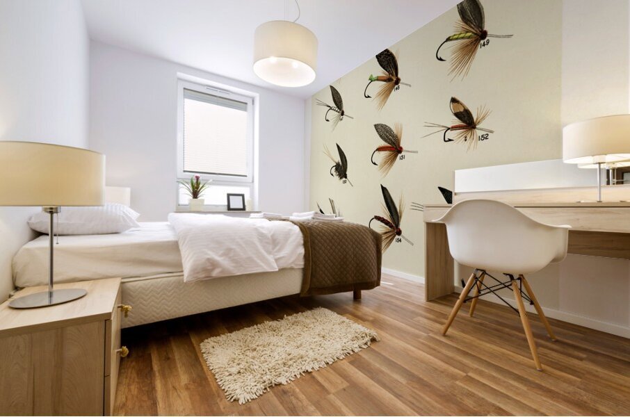 Trout Flies  Mural print