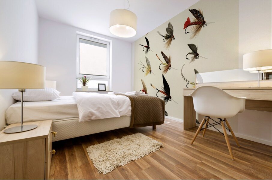 Trout Flies  Mural print