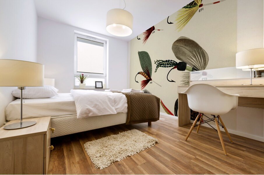 Bass Flies  Mural print