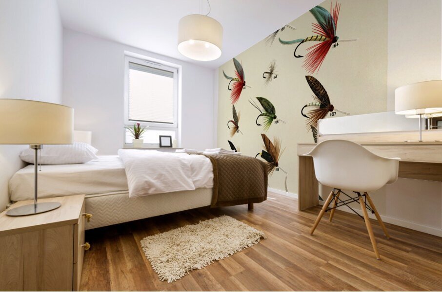 Trout Flies  Mural print