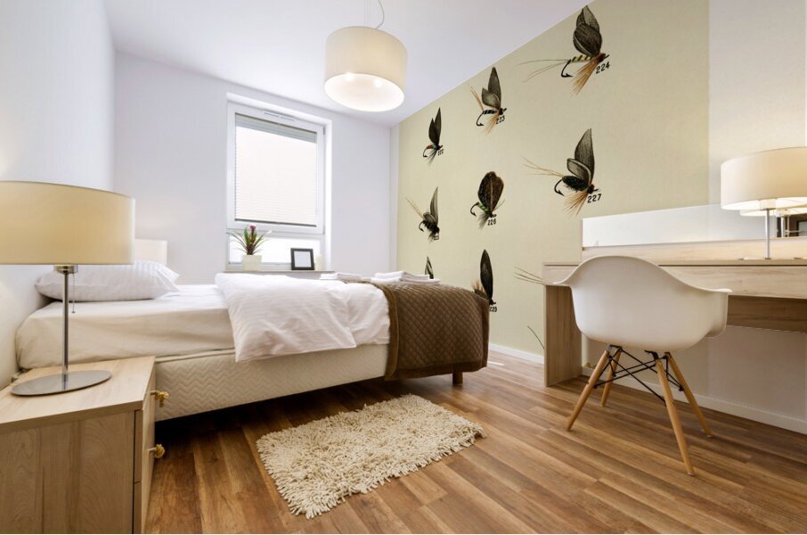 Trout Flies  Mural print