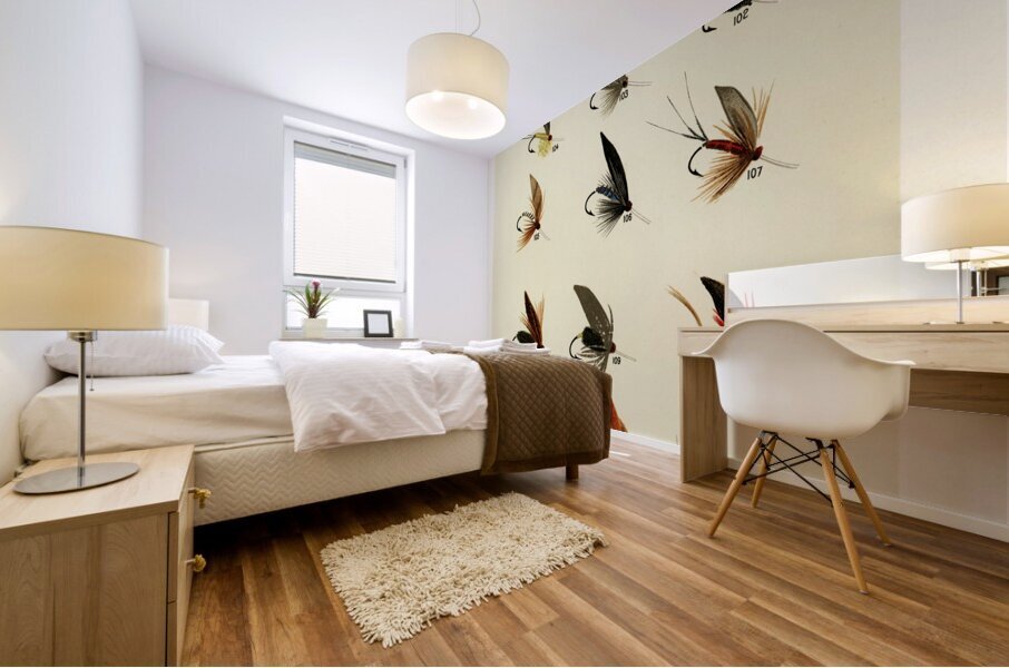 Trout Flies  Mural print