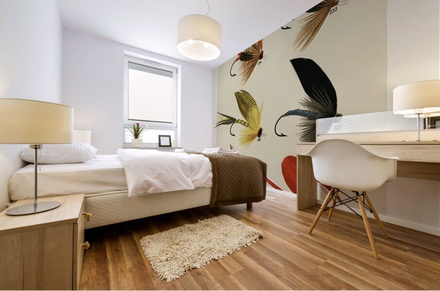 Bass Flies  Mural print