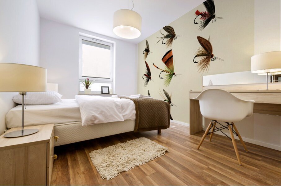 Trout Flies  Mural print