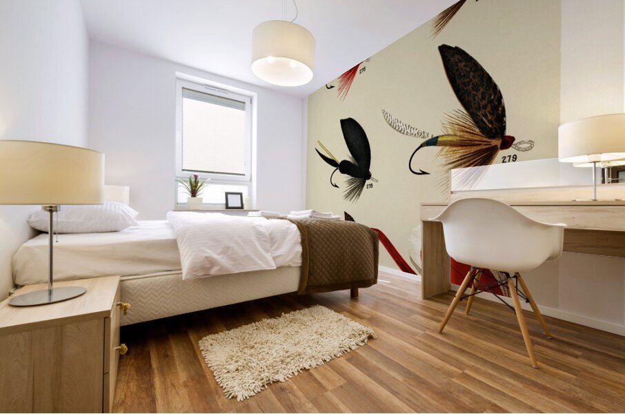 Bass Flies  Mural print