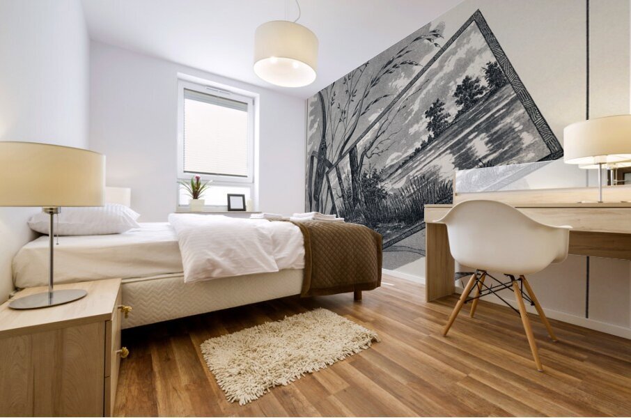 Brown Stone-flies  Mural print