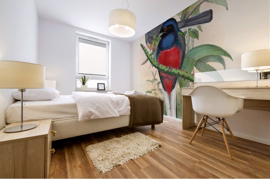 John Gould trogons 017 Mural print