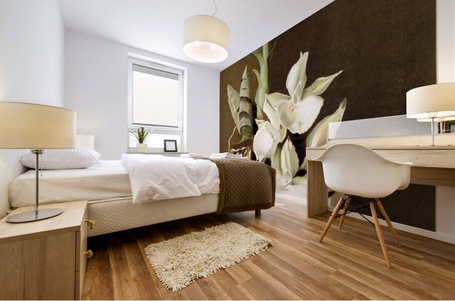 Catasetum bungerothii from Reichenbachia Orchids 1888-1894 illustrated by Frederick Sander 1847-1920.  Mural print