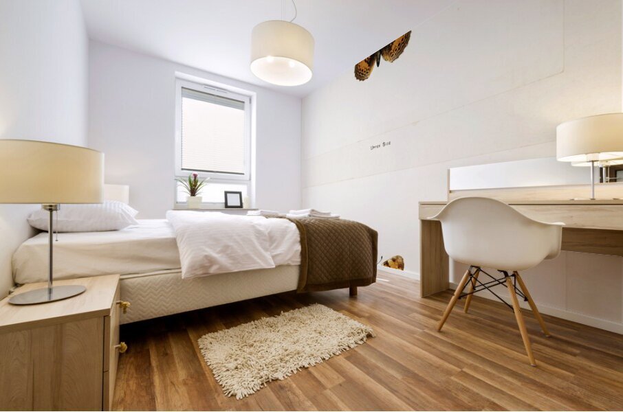 Pearl Crescent Phyciodes Tharos from Moths and butterflies of the United States 1900 by Sherman F. Denton 1856-1937.  Mural print