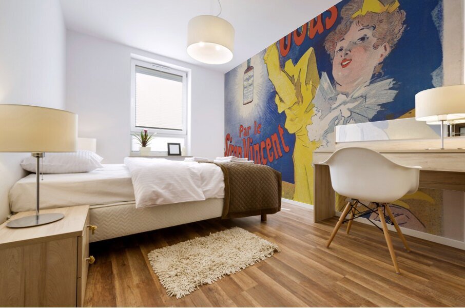 Sirop Vincent 1893 Poster by Jules Chéret Mural print